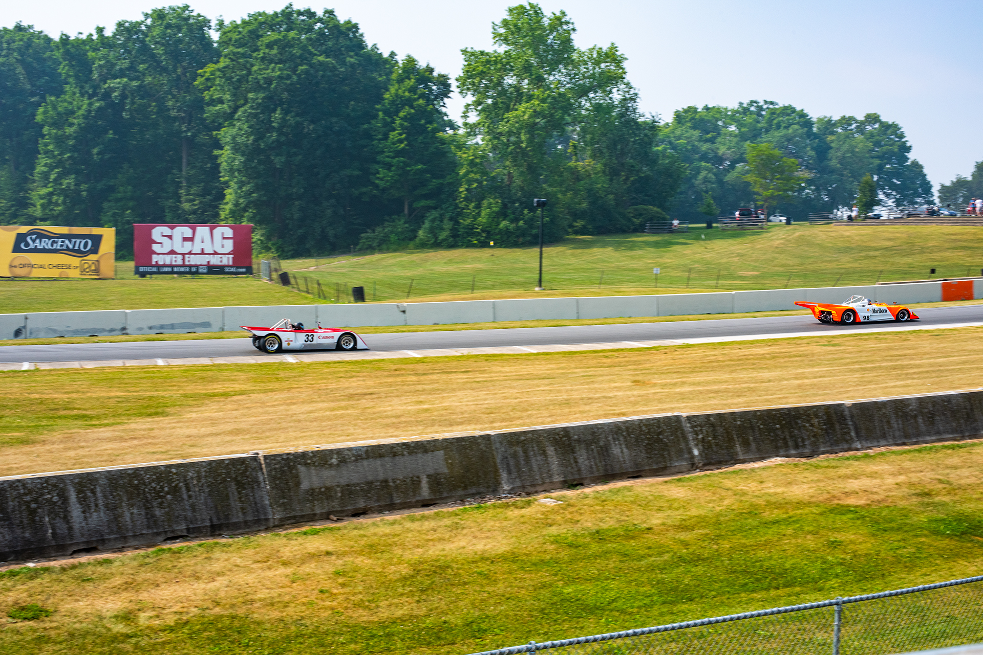 1978 Lola 298 Marlboro and 1972 Chevron B21 Canon